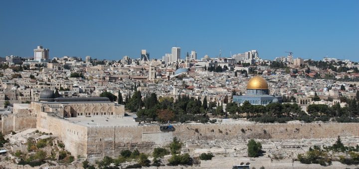 נוף של ירושלים , כיפת הזהב, ירושלים העתיקה, ישראל